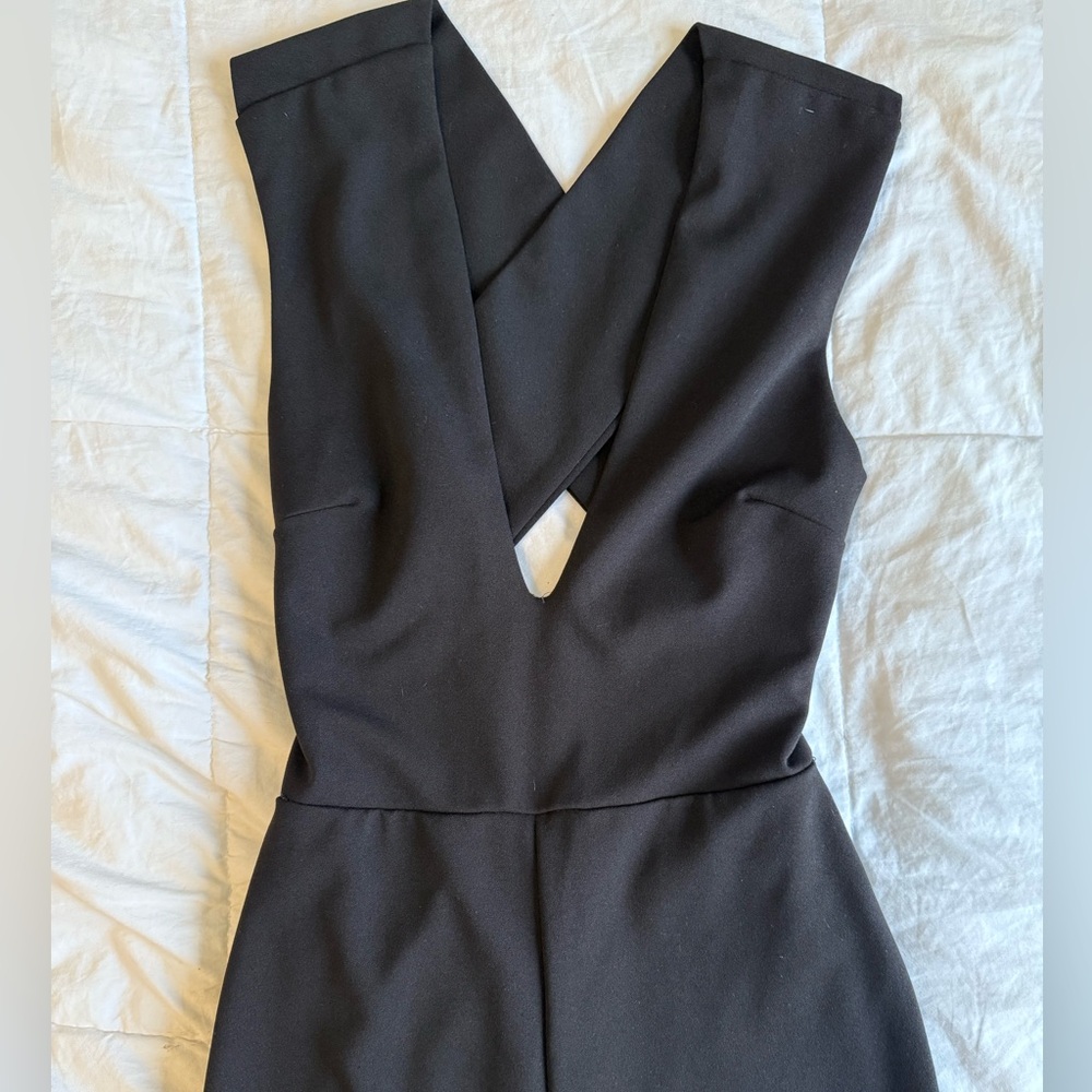 Elegant Black Sleeveless Jumpsuit